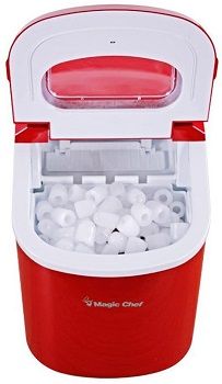 Magic Chef 27-Lb. Portable Red Countertop Ice Maker review