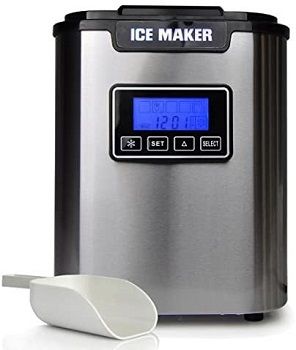 Nutrichef Portable Digital Ice Maker Machine