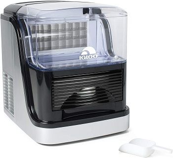 Igloo ICEC33SB Automatic Countertop Clear Ice Cube Maker